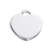 Stainless Steel Heartshaped Mirror Polished Electroplated Jewelry Accessories Pendant