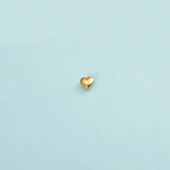 Stainless Steel Heartshaped Pendant Necklace Jewelry Accessories With Electroplating And Lovely Style