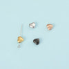 Stainless Steel Heartshaped Pendant Necklace Jewelry Accessories With Electroplating And Lovely Style