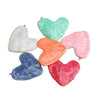 Stainless Steel Heartshaped Pendant With Dripping Oil Design Geometric Style Fashion Simple Diy Jewelry Material