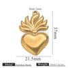 Stainless Steel High Fashion Love Pendant Jewelry Accessories With Electroplating