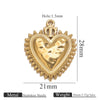 Stainless Steel High Fashion Love Pendant Jewelry Accessories With Electroplating