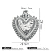 Stainless Steel High Fashion Love Pendant Jewelry Accessories With Electroplating
