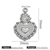 Stainless Steel High Fashion Love Pendant Jewelry Accessories With Electroplating
