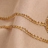 Stainless Steel Hip Hop Style Totem Pattern Oshaped Chain Jewelry Accessories Diy Handmade Pendant Necklace Bracelet