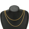 Stainless Steel Hiphop Grinding Chain With Circle Pattern And Electroplating Treatment
