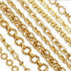 Stainless Steel Hiphop Multistyle Electroplated Return Pattern Necklace