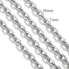 Stainless Steel Hiphop Multistyle Electroplated Return Pattern Necklace