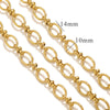 Stainless Steel Hiphop Multistyle Electroplated Return Pattern Necklace
