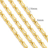 Stainless Steel Hiphop Multistyle Electroplated Return Pattern Necklace
