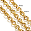 Stainless Steel Hiphop Multistyle Electroplated Return Pattern Necklace