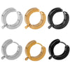 Stainless Steel Hiphop Punk Ear Clip Welding Ring Vacuum Plated Electroplated Ear Accessories