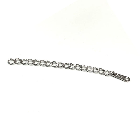 Stainless Steel Hirback Pattern Electroplating Fashion Geometric Tail Chain Extension Chain Jewelry Accessories