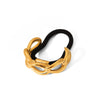 Stainless Steel Hollow Chain Hair Ring And Headband With Electroplating High Elasticity Hair Accessories