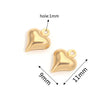 Stainless Steel Hollow Heart Pendant Jewelry Accessories Electroplating Wholesale