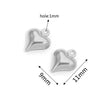 Stainless Steel Hollow Heart Pendant Jewelry Accessories Electroplating Wholesale