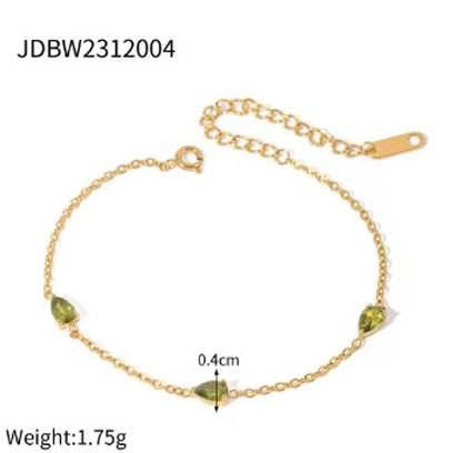 Stainless Steel IG Style Solid Color Plating Bracelets