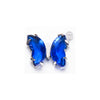 Stainless Steel Inlaid Zircon Crystal Geometric Butterfly Pendant Necklace Handmade Jewelry Accessories Electroplated