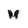 Stainless Steel Inlaid Zircon Crystal Geometric Butterfly Pendant Necklace Handmade Jewelry Accessories Electroplated