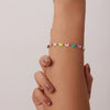 Stainless Steel Insect Pattern Electroplated Women's Bracelet