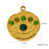 Stainless Steel Jewelry Accessories Apple Cross Love Diamond Oil Drop Shell Joker Pendant Electroplating