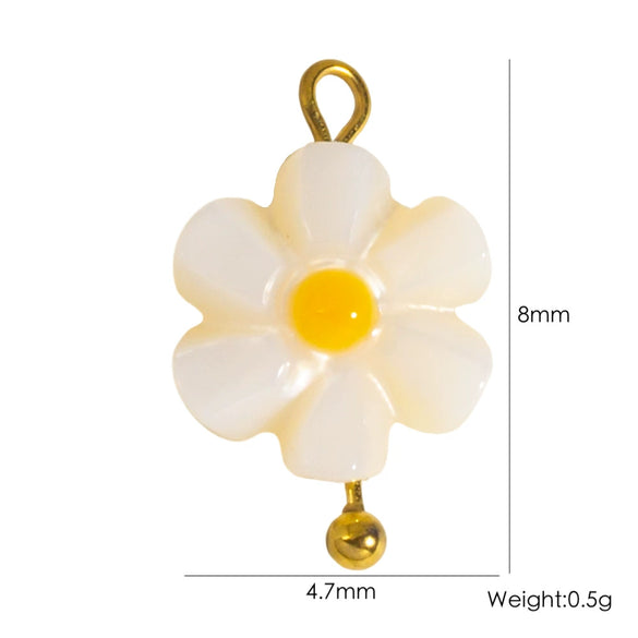 Stainless Steel Jewelry Accessories Apple Cross Love Diamond Oil Drop Shell Joker Pendant Electroplating