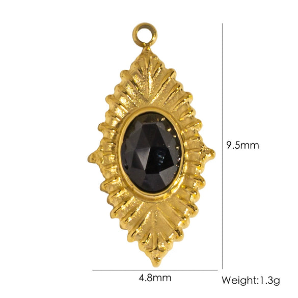 Stainless Steel Jewelry Accessories Apple Cross Love Diamond Oil Drop Shell Joker Pendant Electroplating