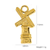 Stainless Steel Jewelry Accessories Apple Cross Love Diamond Oil Drop Shell Joker Pendant Electroplating