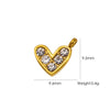 Stainless Steel Jewelry Accessories Cute Pendant Electroplated Color Retaining Necklace Pendant Accessories For Women