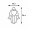 Stainless Steel Jewelry Accessories Geometric Butterfly Cut Out Sixpointed Star Palm Heartshaped Triangle Diy Necklace Bracelet Electroplated