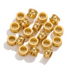Stainless Steel Jewelry Accessories Geometric Round Bead Handmade Diy Necklace Bracelet Electroplated