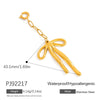 Stainless Steel Jewelry Accessories Handmade Marine Series Natural Stone Pendant Electroplated Bikini Buckle