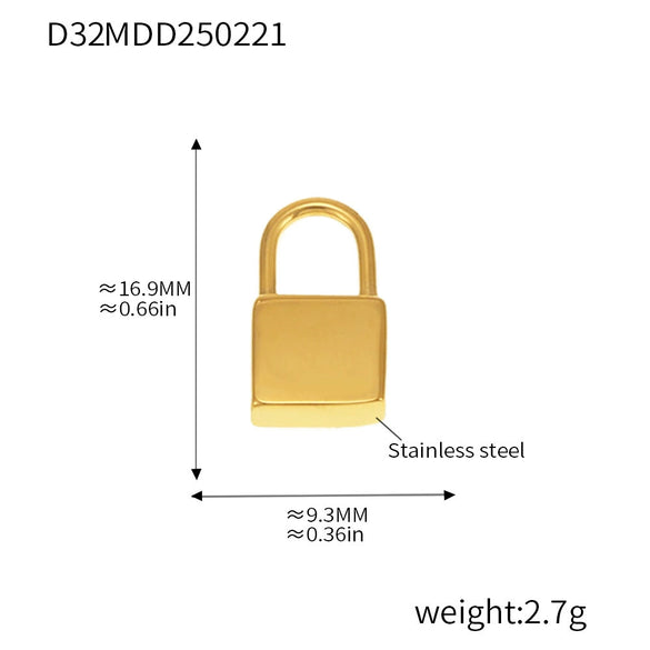 316L Stainless Steel Jewelry Accessories Marine Series Love Cross Pendant With Heart And Flower Patterns Electroplated