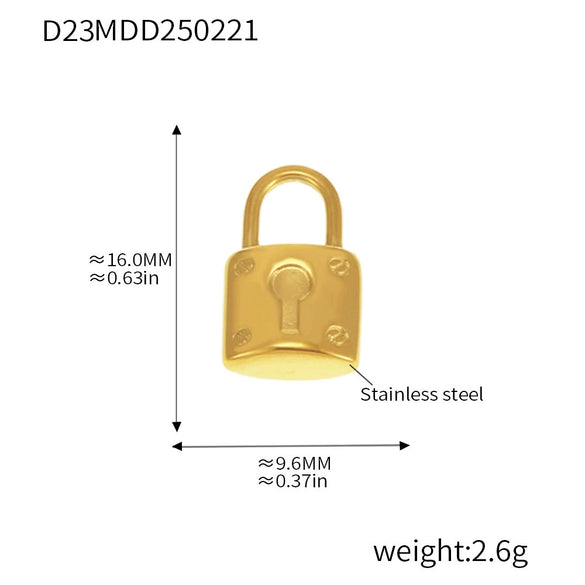 316L Stainless Steel Jewelry Accessories Marine Series Love Cross Pendant With Heart And Flower Patterns Electroplated