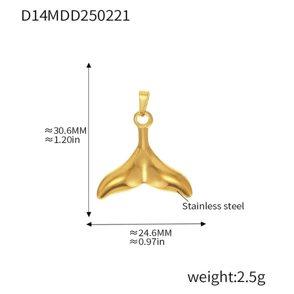 316L Stainless Steel Jewelry Accessories Marine Series Love Cross Pendant With Heart And Flower Patterns Electroplated