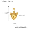 316L Stainless Steel Jewelry Accessories Marine Series Love Cross Pendant With Heart And Flower Patterns Electroplated