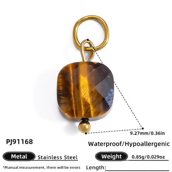 Stainless Steel Jewelry Accessories Oil Dripping Style Diy Handmade Necklace Bracelet Earrings Pendant For Women