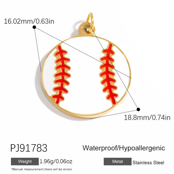 Stainless Steel Jewelry Accessories Oil Dripping Style Diy Handmade Necklace Bracelet Earrings Pendant For Women
