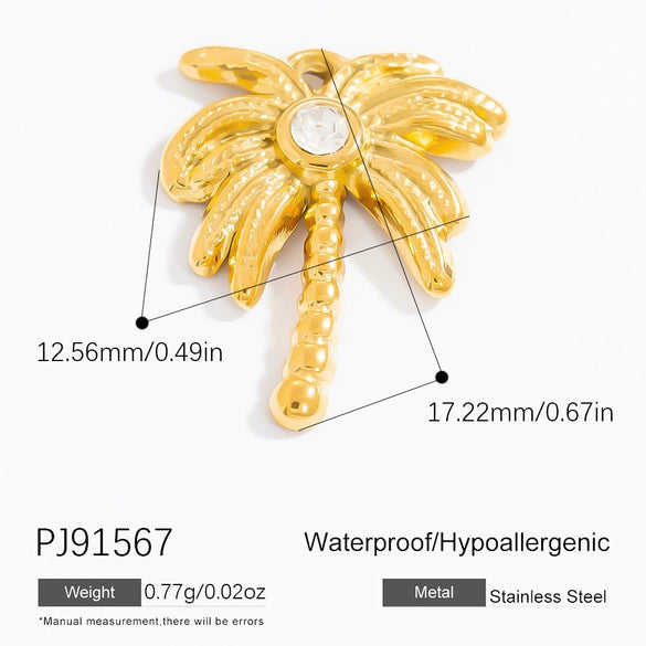 Stainless Steel Jewelry Accessories Oil Dripping Style Diy Handmade Necklace Bracelet Earrings Pendant For Women