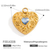 Stainless Steel Jewelry Accessories Oil Dripping Style Diy Handmade Necklace Bracelet Earrings Pendant For Women