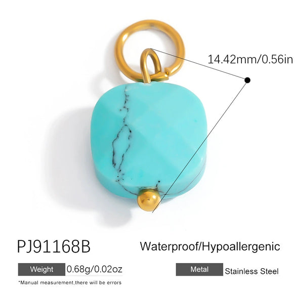 Stainless Steel Jewelry Accessories Oil Dripping Style Diy Handmade Necklace Bracelet Earrings Pendant For Women