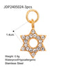 Stainless Steel Jewelry Accessories Pendant Necklace With Diamond Electroplated