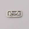 Stainless Steel Jewelry Accessories Square Elephant Hollow Pendant Mirror Polished