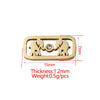 Stainless Steel Jewelry Accessories Square Elephant Hollow Pendant Mirror Polished