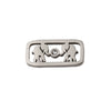 Stainless Steel Jewelry Accessories Square Elephant Hollow Pendant Mirror Polished