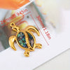 Stainless Steel Jewelry Accessories Starfish Turtle Manta Ray Pendant Electroplated
