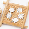 Stainless Steel Jewelry Accessories Sun Pendant Fashionable Nonfading Vacuum Furnace Electroplated Necklace Bracelet Diy