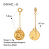 Stainless Steel Jewelry Accessories Twelve Constellations Bikini Pendant Electroplated