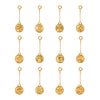 Stainless Steel Jewelry Accessories Twelve Constellations Bikini Pendant Electroplated