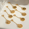 Stainless Steel Jewelry Accessories Twelve Constellations Bikini Pendant Electroplated